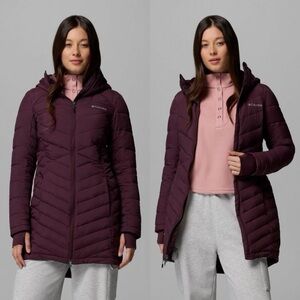 Columbia Women's Joy Peak II Hooded Mid Insulated Jacket size XS NWT $180